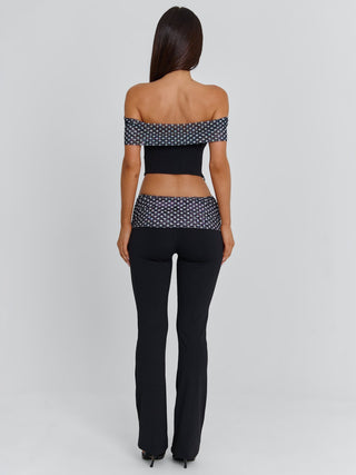 EMIL PANT BLACK POLKA DOT Pants 