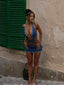 ESLA DRESS STEELE BLUE Mini Dress 