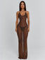 ESMERALDA MAXI DRESS CHOCOLATE Maxi Dress 