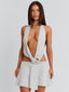 ESTHAE MINI DRESS GREY STRIPE Mini Dress 