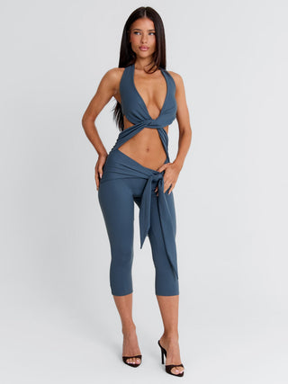 EUGENIA CAPRI JUMPSUIT SLATE Jumpsuit 