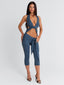 EUGENIA CAPRI JUMPSUIT SLATE Jumpsuit 
