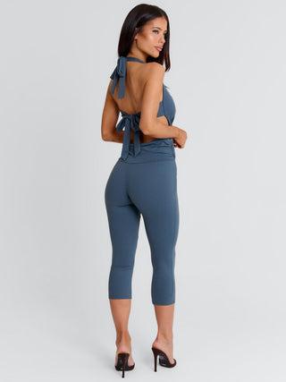 EUGENIA CAPRI JUMPSUIT SLATE Jumpsuit 