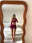 EVANTHE SHORTS BURGUNDY Shorts 