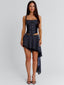 FABLE MINI SKIRT BLACK POLKA DOT Mini Skirt 