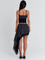 FABLE MINI SKIRT BLACK POLKA DOT Mini Skirt 