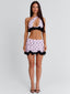 FAYTH TOP PINK POLKA DOT Crop Top 
