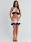 FAYTH MINI SKIRT PINK POLKA DOT Mini Skirt 