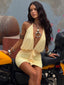 FINA MINI DRESS YELLOW POLKA DOT Mini Dress 