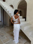 FION MAXI SKIRT BRIGHT WHITE Maxi Skirt 