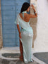 FIZA MAXI SKIRT TEAL Maxi Skirt 