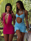 BREANNA MINI DRESS BLUE Mini Dress 
