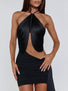 FROSTLINE MINI DRESS BLACK Mini Dress 