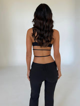 LYRA CROP TOP BLACK Crop Top Generation Outcast Clothing 