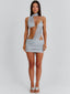 GABE MINI DRESS SILVER
