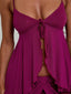 GEORGINA TOP PLUM Crop Top 