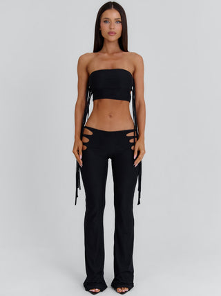 GIANAH CROP TOP BLACK Crop Top 