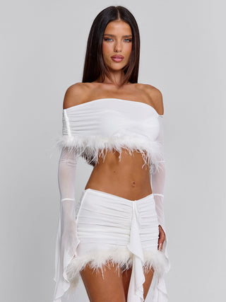 GILDA MINI SKIRT WHITE Mini Skirt 