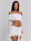 GILDA TOP WHITE Crop Top 