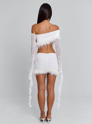 GILDA MINI SKIRT WHITE Mini Skirt 