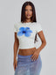 GINGER TOP WHITE Crop Top 