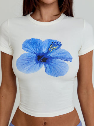 GINGER TOP WHITE Crop Top 