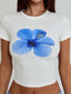 GINGER TOP WHITE Crop Top 