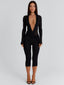 GIOVANA CAPRI JUMPSUIT BLACK Jumpsuit 