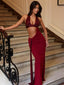 GIULSY MAXI DRESS BURGUNDY Maxi Dress 