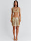 GUILIANA CROP TOP GOLD Crop Top 