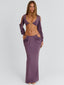 HADASA MAXI SKIRT PURPLE Maxi Skirt 
