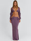 HADASA CROP TOP PURPLE Crop Top 