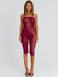HADIYA CAPRI JUMPSUIT BURGUNDY Jumpsuit 