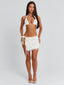 HADLEY MINI SKIRT WHITE Mini Skirt 