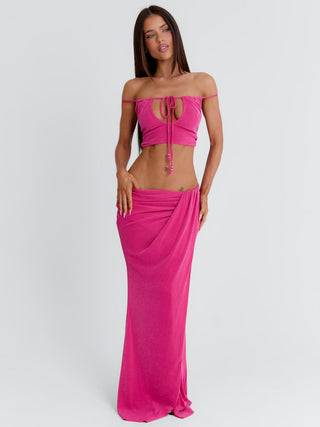 HALLEE CROP TOP PINK Crop Top 
