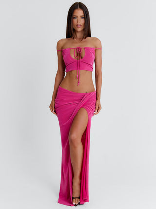 HALLEE CROP TOP PINK Crop Top 