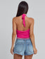 HELENE TOP PINK Crop Top 