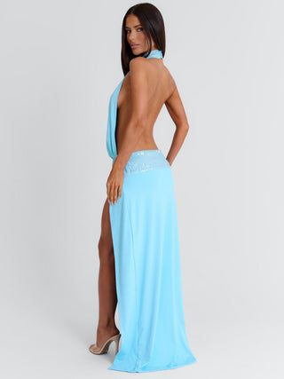 IMENA MAXI DRESS BLUE Maxi Dress 