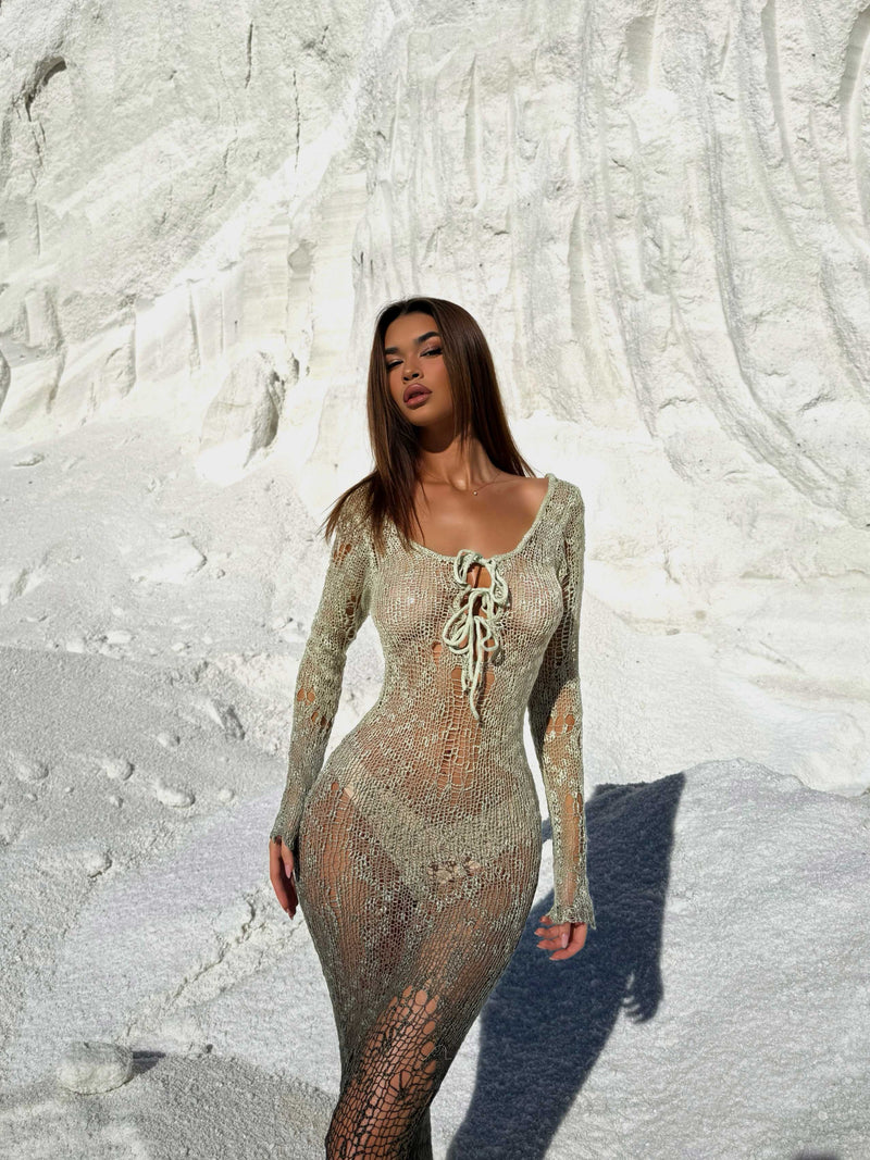 DIXIE MAXI DRESS GREEN OMBRE Maxi Dress 
