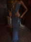 LEATRICE MAXI DRESS SLATE