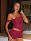 ROC TOP DEEP RED Crop Top 