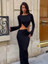 TOVA MAXI DRESS BLACK Maxi Dress 