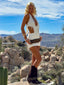 ROMANEE MINI DRESS WHITE Mini Dress 