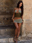 AUBRI TOP KHAKI Crop Top 