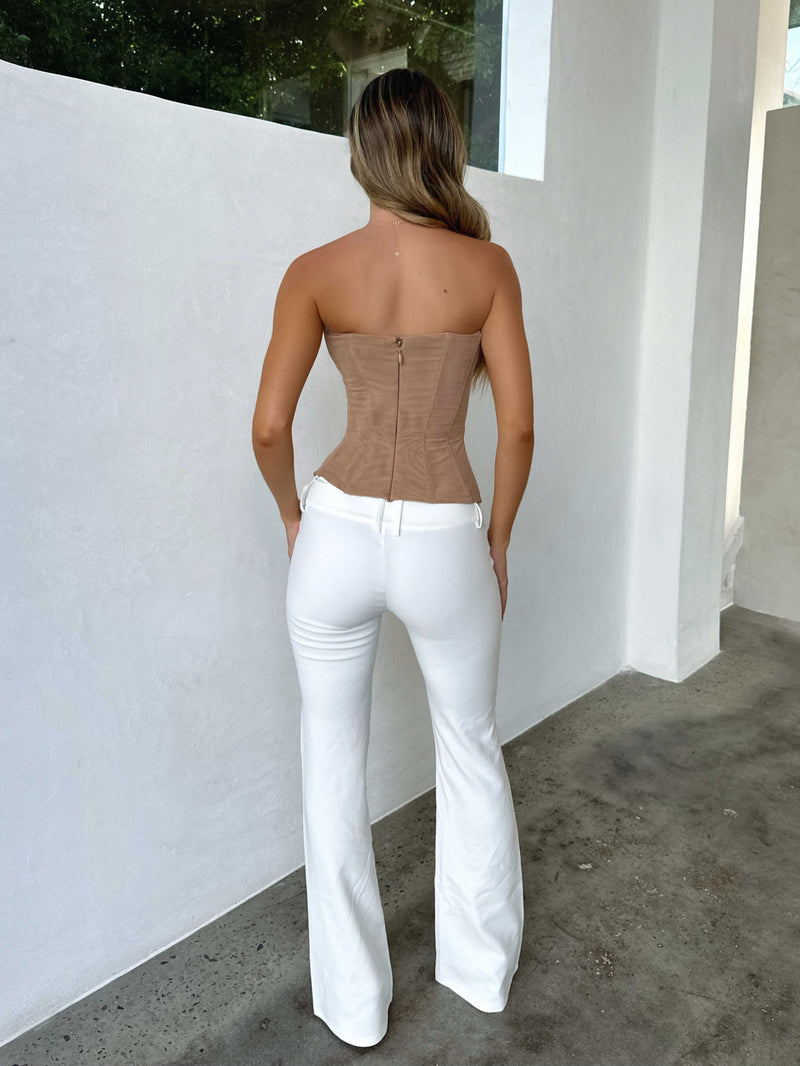 BELLINI SUIT PANT WHITE Pants Dali Factory 