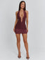 INDIA MINI DRESS DARK MAUVE Mini Dress 