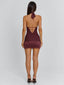 INDIA MINI DRESS DARK MAUVE Mini Dress 