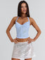 IRELAND CORSET TOP ICE BLUE Corset 