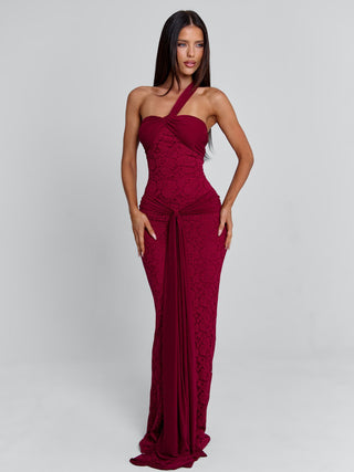 IRMA MAXI DRESS BURGUNDY Maxi Dress 