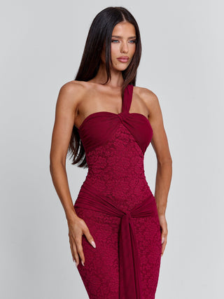 IRMA MAXI DRESS BURGUNDY Maxi Dress 